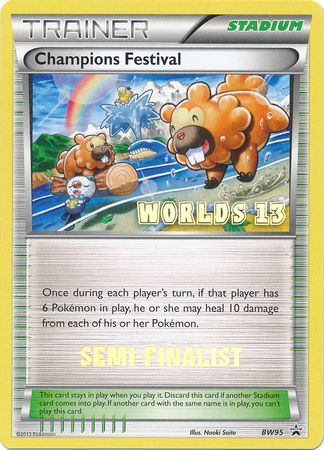 Champions Festival (BW95) (2013 Semi Finalist) [Black & White: Black Star Promos] Pokémon