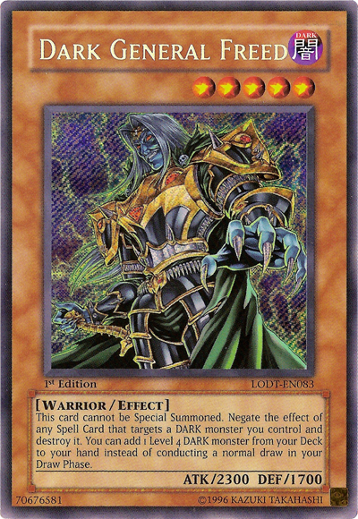 Dark General Freed [LODT-EN083] Secret Rare Yu-Gi-Oh!