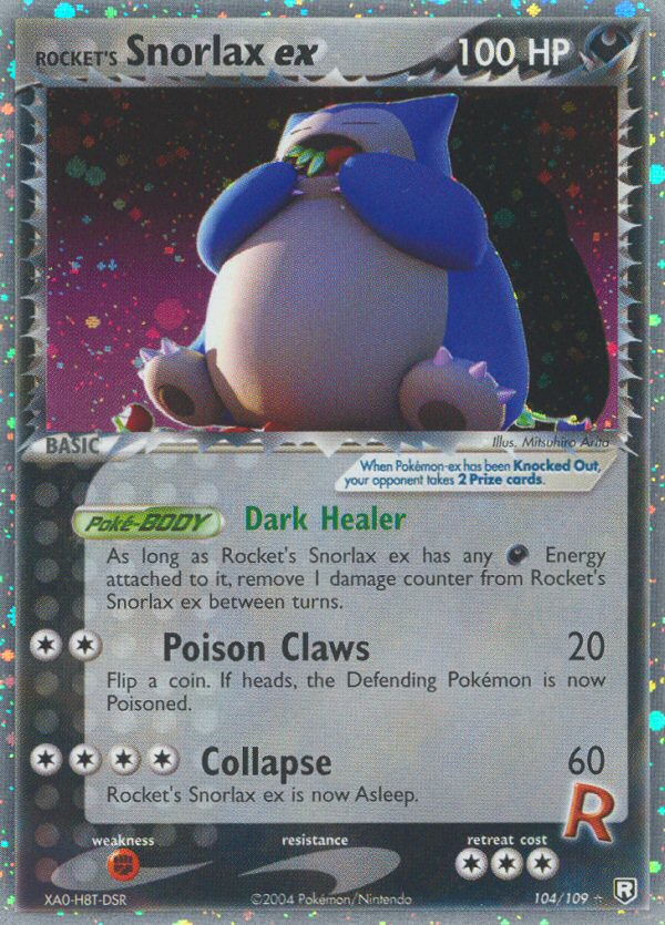 Rocket's Snorlax ex (104/109) [EX: Team Rocket Returns] Pokémon