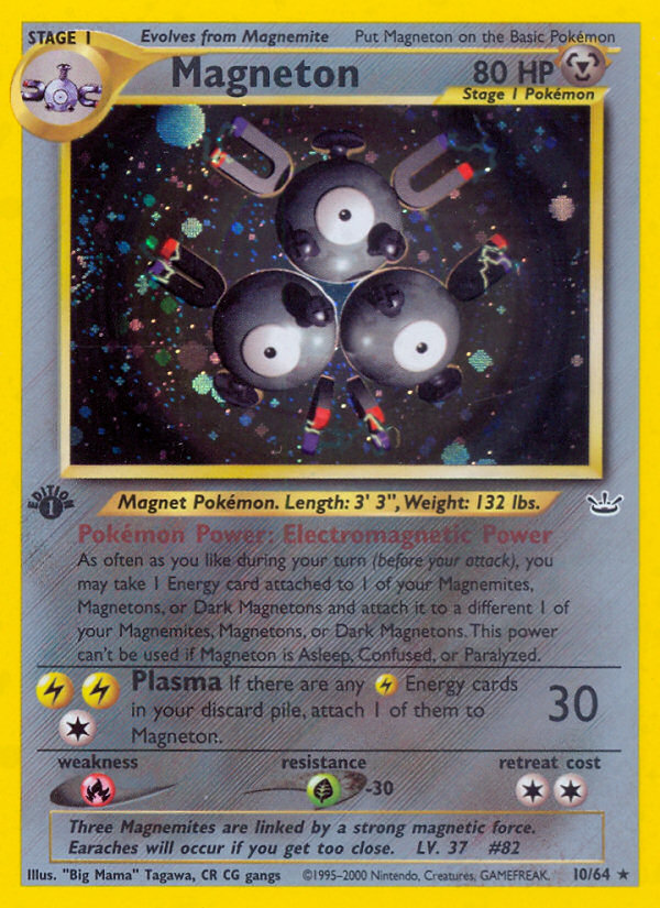 Magneton (10/64) [Neo Revelation 1st Edition] Pokémon