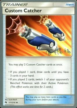 Custom Catcher (171/214) (Pikarom Judge - Haruki Miyamoto) [World Championships 2019] Pokémon