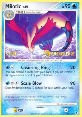 Milotic (70/147) (Staff Prerelease Promo) [Nintendo: Black Star Promos] Pokémon