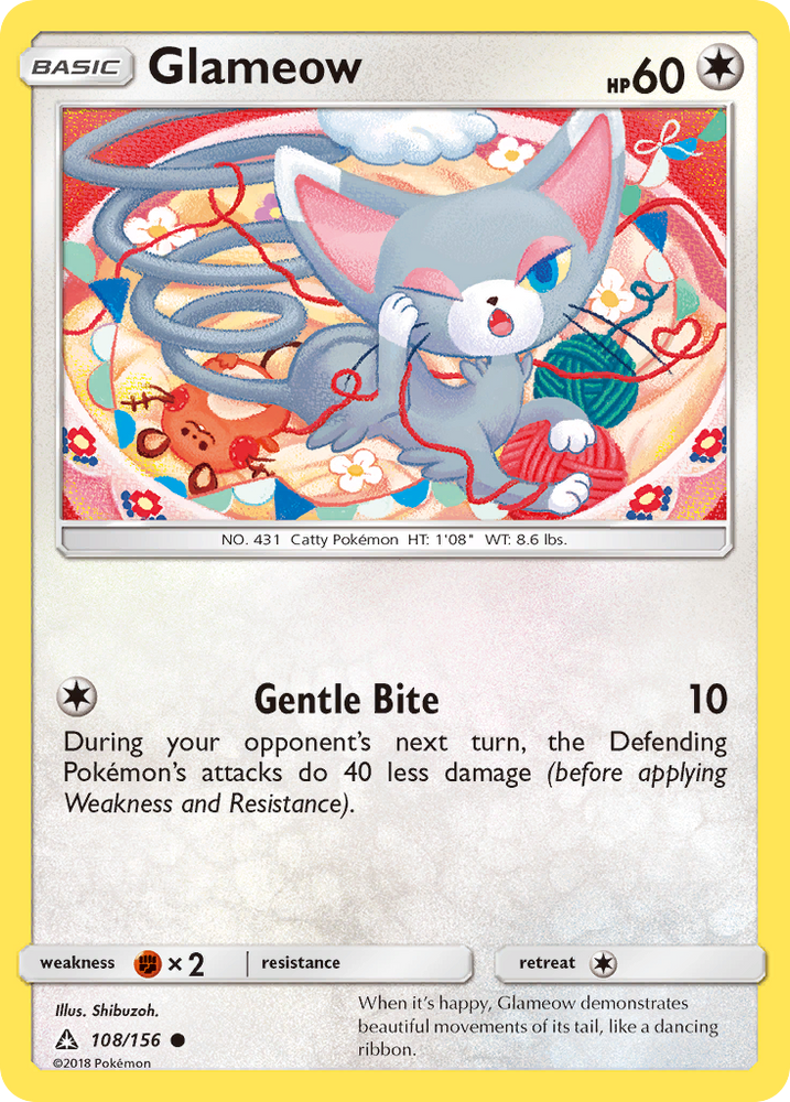 Glameow (108/156) [Sun & Moon: Ultra Prism] Pokémon