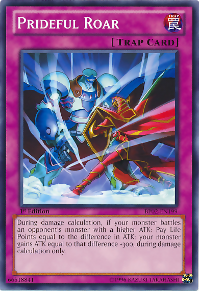 Prideful Roar [BP02-EN199] Mosaic Rare Yu-Gi-Oh!
