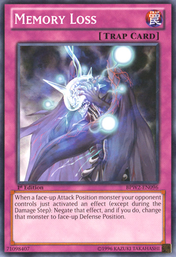 Memory Loss [BPW2-EN096] Common Yu-Gi-Oh!