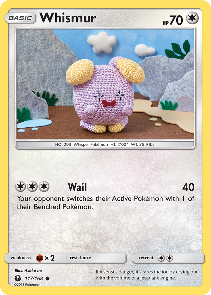 Whismur (117/168) [Sun & Moon: Celestial Storm] Pokémon