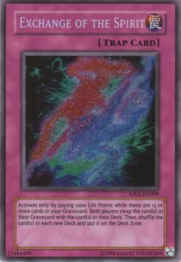 Exchange of the Spirit [RP01-EN099] Secret Rare Yu-Gi-Oh!
