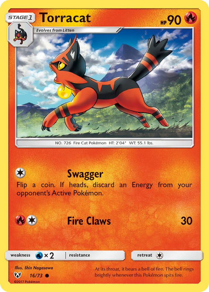 Torracat (16/73) [Sun & Moon: Shining Legends] Pokémon