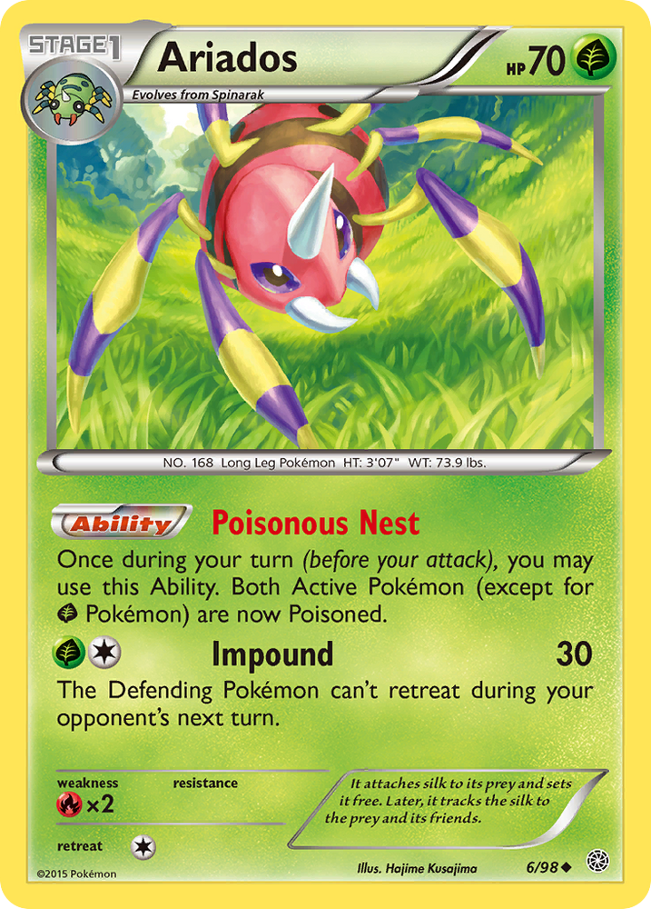 Ariados (6/98) [XY: Ancient Origins] Pokémon