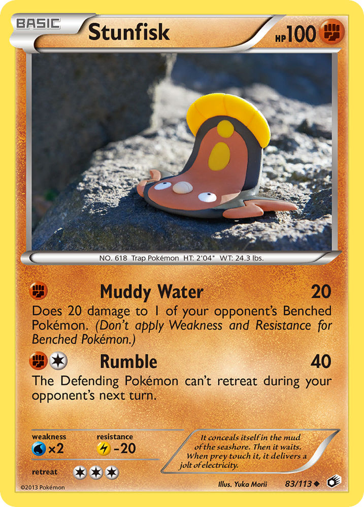 Stunfisk (83/113) [Black & White: Legendary Treasures] Pokémon