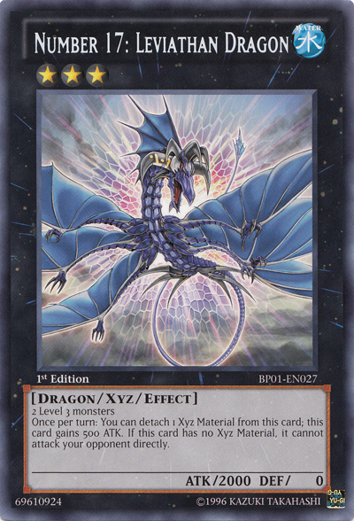 Number 17: Leviathan Dragon [BP01-EN027] Rare Yu-Gi-Oh!