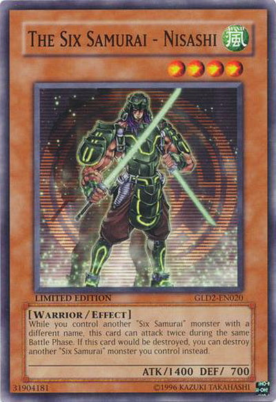 The Six Samurai - Nisashi [GLD2-EN020] Common Yu-Gi-Oh!