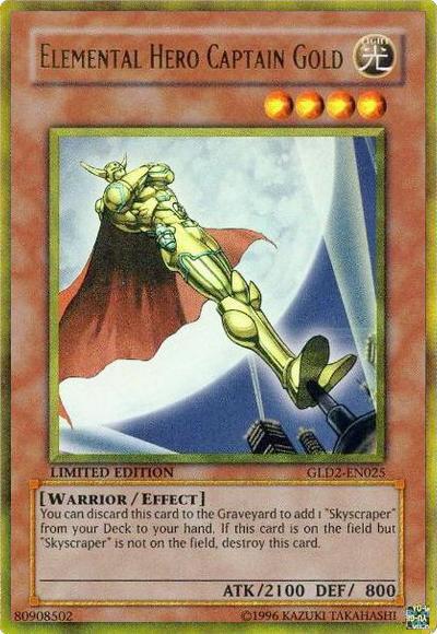 Elemental Hero Captain Gold [GLD2-EN025] Ultra Rare Yu-Gi-Oh!