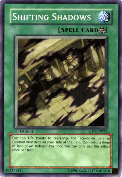 Shifting Shadows [SD7-EN025] Common Yu-Gi-Oh!