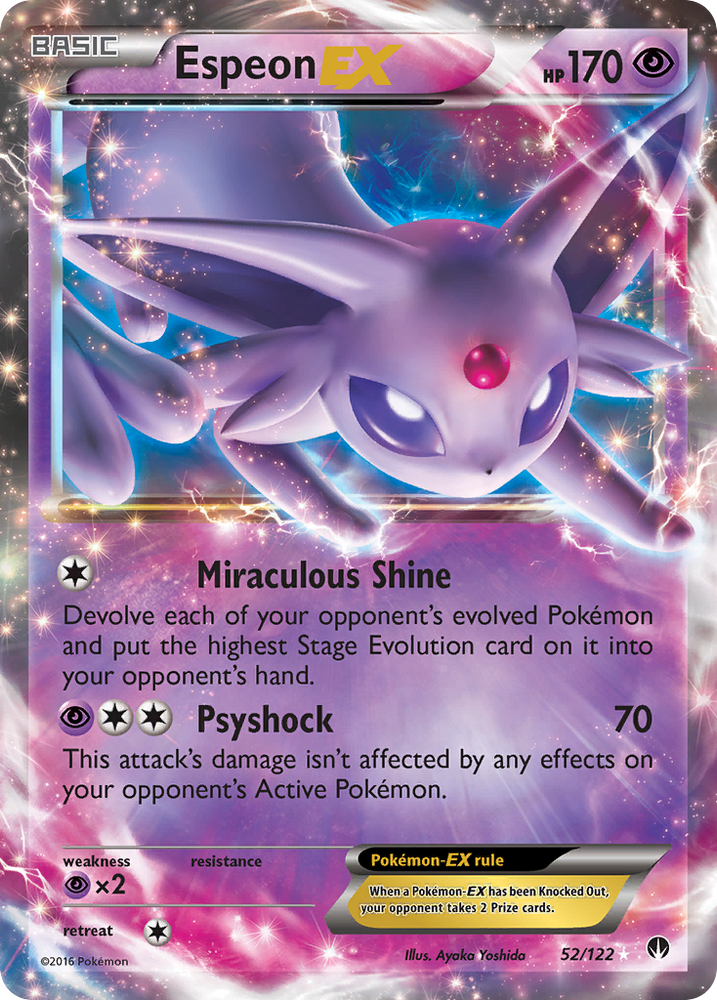 Espeon EX (52/122) [XY: BREAKpoint] Pokémon