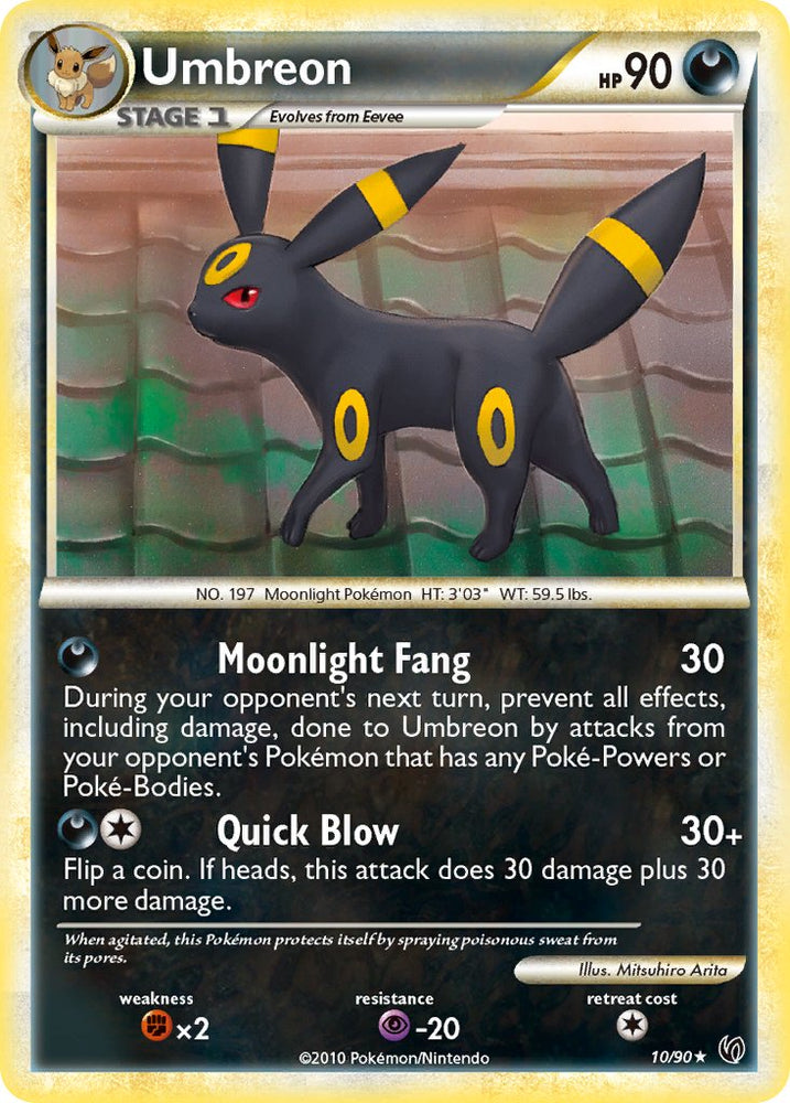 Umbreon (10/90) (Theme Deck Exclusive) [HeartGold & SoulSilver: Undaunted] Pokémon
