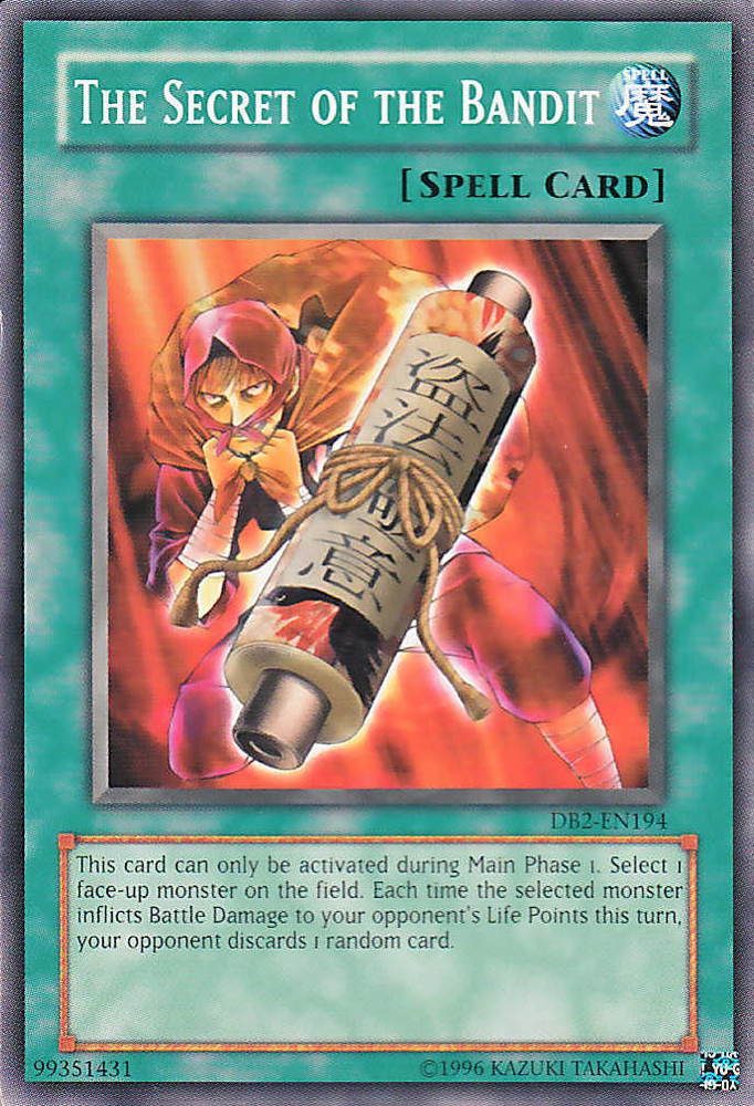 The Secret of the Bandit [DB2-EN194] Common Yu-Gi-Oh!