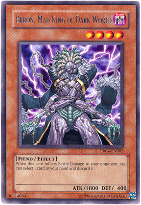 Brron, Mad King of Dark World [DR04-EN082] Rare Yu-Gi-Oh!