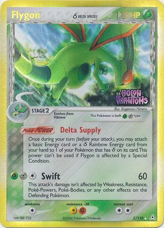 Flygon (7/110) (Delta Species) (Stamped) [EX: Holon Phantoms] Pokémon