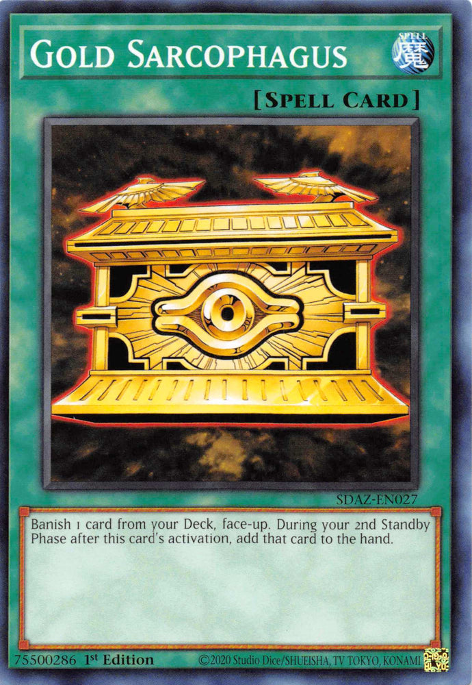 Gold Sarcophagus [SDAZ-EN027] Common Yu-Gi-Oh!
