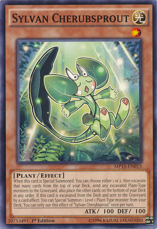 Sylvan Cherubsprout [MP15-EN013] Common Yu-Gi-Oh!