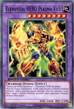 Elemental HERO Plasma Vice [SGX1-ENA26] Common Yu-Gi-Oh!