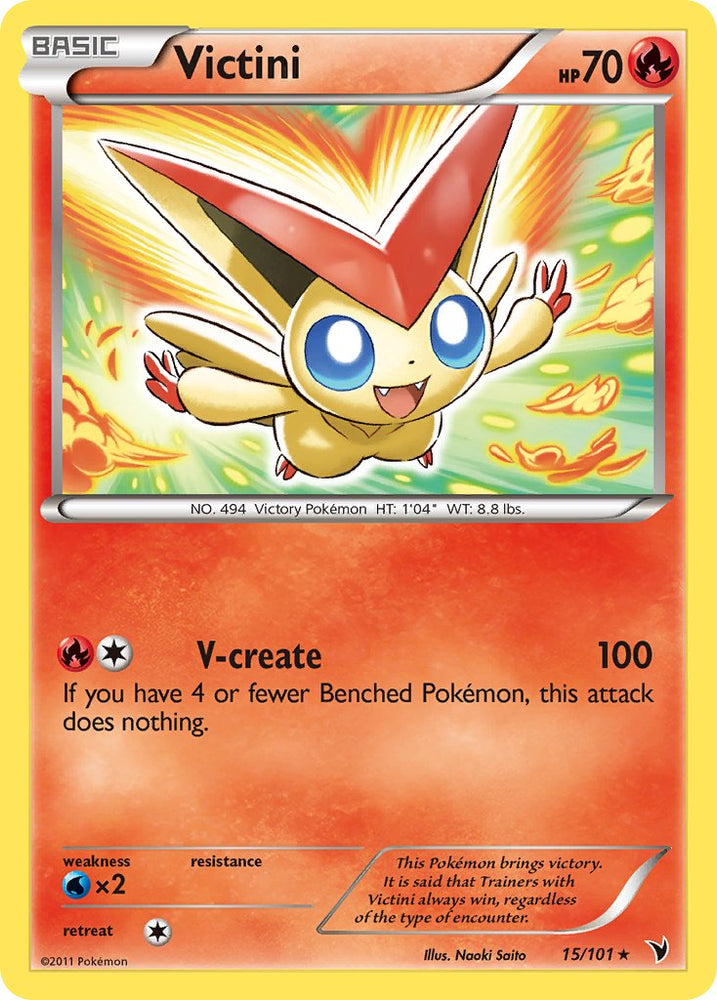 Victini (15/101) (Theme Deck Exclusive) [Black & White: Noble Victories] Pokémon