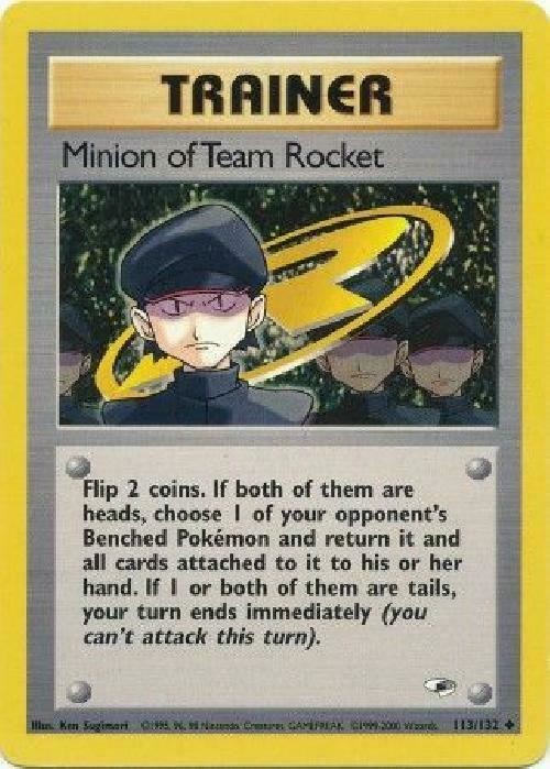 Minion of Team Rocket (113/132) [Gym Heroes Unlimited] Pokémon