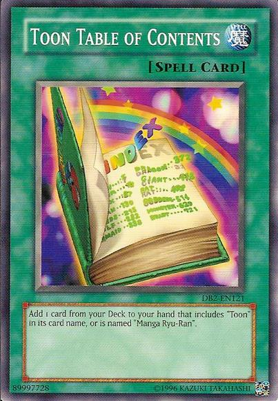 Toon Table of Contents [DB2-EN121] Common Yu-Gi-Oh!