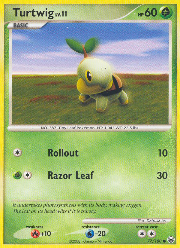 Turtwig (77/100) [Diamond & Pearl: Majestic Dawn] Pokémon
