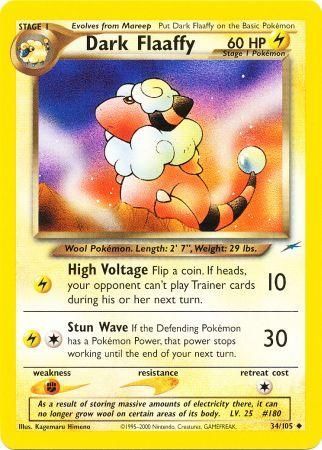 Dark Flaaffy (34/105) [Neo Destiny Unlimited] Pokémon