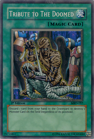 Tribute to The Doomed [MRD-057] Super Rare Yu-Gi-Oh!