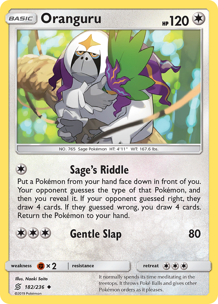 Oranguru (182/236) [Sun & Moon: Unified Minds] Pokémon