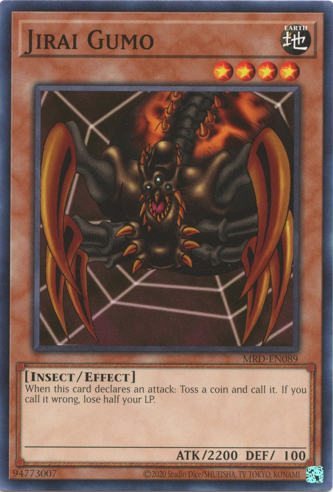 Jirai Gumo (25th Anniversary) [MRD-EN089] Common Yu-Gi-Oh!