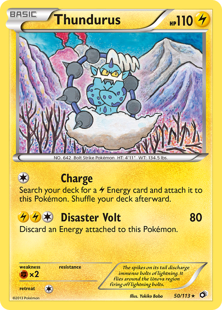 Thundurus (50/113) [Black & White: Legendary Treasures] Pokémon