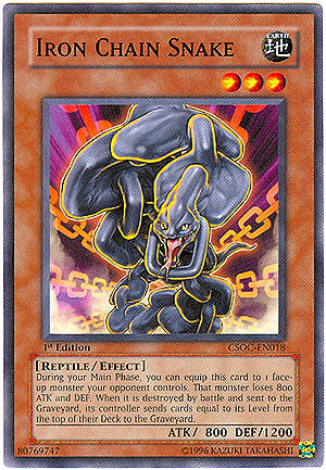 Iron Chain Snake [CSOC-EN018] Common Yu-Gi-Oh!