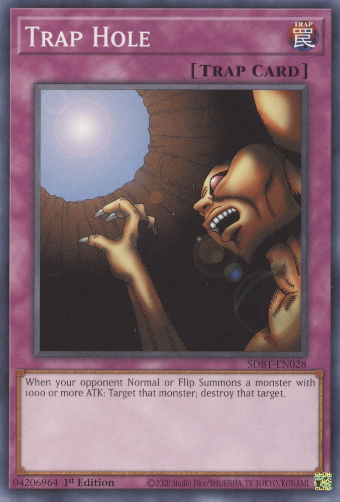 Trap Hole [SDBT-EN028] Common Yu-Gi-Oh!