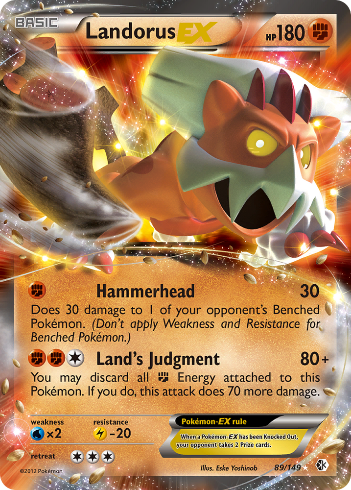 Landorus EX (89/149) [Black & White: Boundaries Crossed] Pokémon
