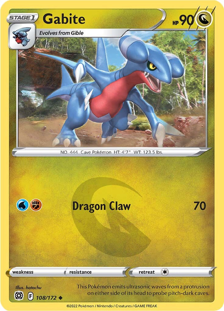 Gabite (108/172) [Sword & Shield: Brilliant Stars] Pokémon