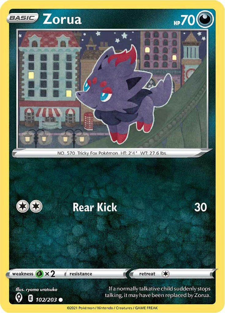Zorua (102/203) [Sword & Shield: Evolving Skies] Pokémon