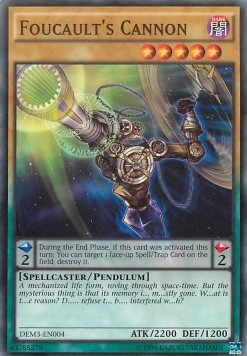 Foucault's Cannon [DEM3-EN004] Common Yu-Gi-Oh!
