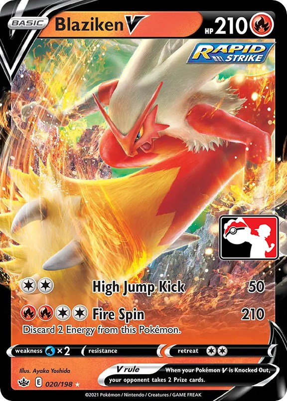 Blaziken V (020/198) [Prize Pack Series One] Pokémon
