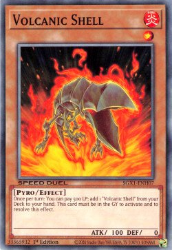 Volcanic Shell [SGX1-ENH07] Common Yu-Gi-Oh!
