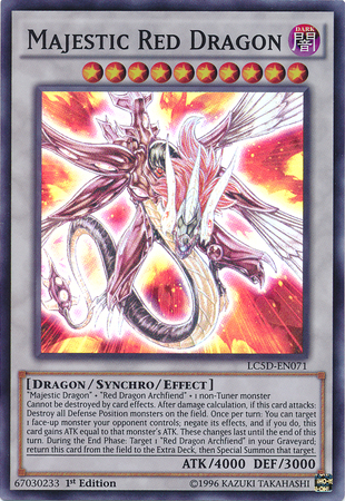 Majestic Red Dragon [LC5D-EN071] Super Rare Yu-Gi-Oh!