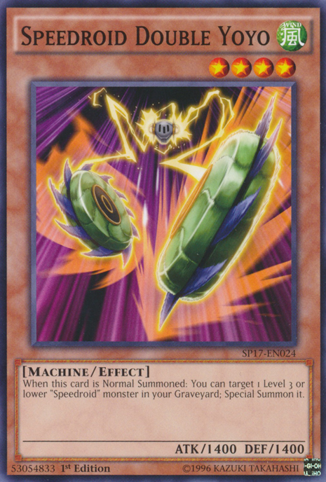 Speedroid Double Yoyo [SP17-EN024] Starfoil Rare Yu-Gi-Oh!