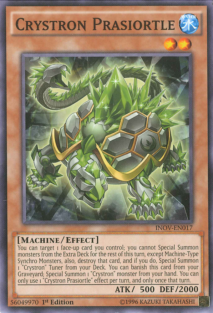 Crystron Prasiortle [INOV-EN017] Common Yu-Gi-Oh!