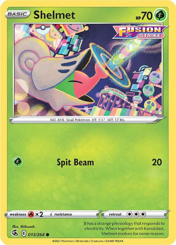Shelmet (013/264) [Sword & Shield: Fusion Strike] Pokémon