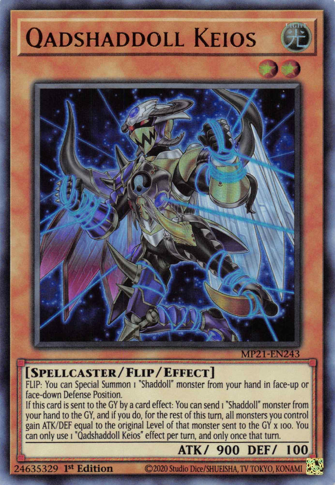 Qadshaddoll Keios [MP21-EN243] Ultra Rare Yu-Gi-Oh!