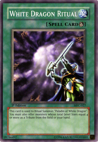 White Dragon Ritual [MFC-027] Common Yu-Gi-Oh!