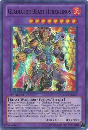 Gladiator Beast Heraklinos [LCGX-EN253] Super Rare Yu-Gi-Oh!